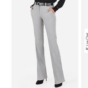 Mid Rise Barely Boot Columnist Pant in gray